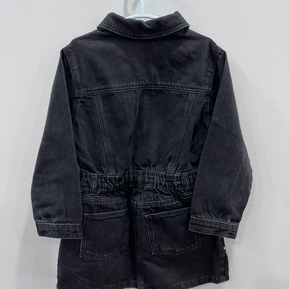 NWT Zara black denim dress - Picture 2 of 6